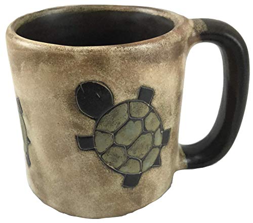 Best Deal 🛒 One (1) MARA STONEWARE COLLECTION - 16 Oz Coffee Cup Collectible Dinner Mug - Southwest Desert Turtle