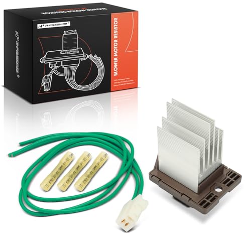 Image of A-Premium Front HVAC Blower Motor Resistor Compatible with Hyundai & Kia | for Hyundai Elantra 2006-2012, Santa Fe 2007-2012, Tiburon 2007-2008 & Kia Sorento 2007-2008, Amanti 2007-2009, with Harness