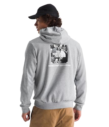 THE NORTH FACE Men's Evolution Box Toss Fill Hoodie | Sweatshirt With 2 Piece Hood, Adjustable Drawcord, Kangaroo Hand Pocket