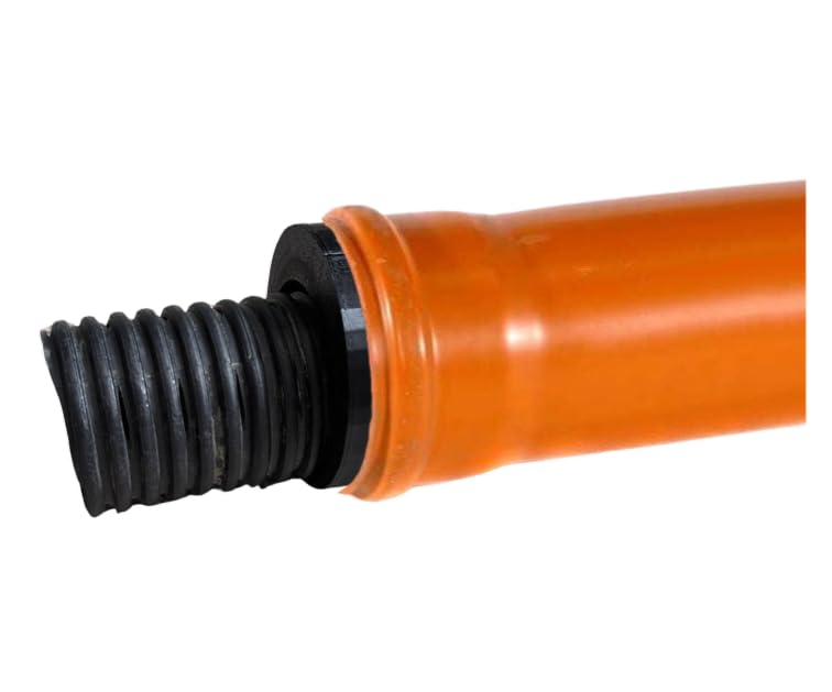 110mm pipe to 100/80/60/50mm Land Drain Connector Adapter (110 - 100mm)