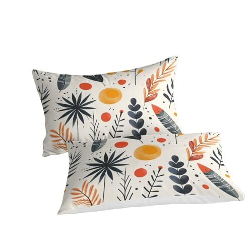 Housse de couette 260x220cm hypoallergénique anti-plis pour lit double king size