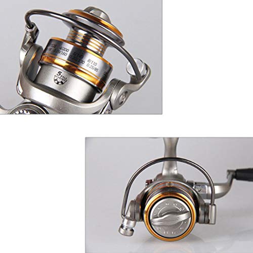 Szkn Fishing 6 Rolamentos Mini na Palma Proporção 5.2:1 Nylon 66 + Material de Fibra de Vidro Mini C