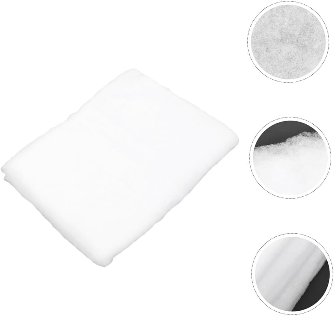 VICASKY 2pcs Artificial Snow Carpet for Christmas Village Display, Thick White Faux Snow Blanket 1.5x1m for Indoor Winter Holiday Decoration