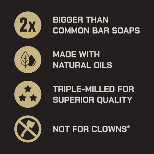Duke Cannon Supply Co. Duke Cannon Naval Diplomacy Big Brick of Soap - Ocean Air and Mandarin Scent - 10oz Bar Soap for Men Long -Lasting - Triple-Milled - Moisturizing with Natural Oils - Supports U.S. Veterans