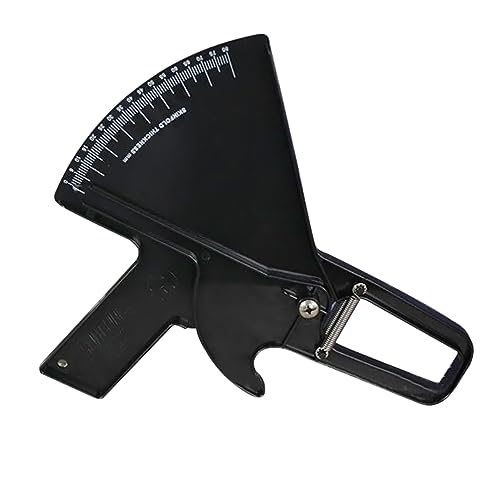 Generic Calculator Boday Fat Tester Skinfold Caliper Skinfold Tester Boday Fat Tape Fat Measurer Black