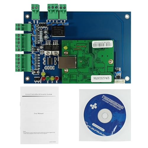 Controlador de acceso a red Wiegand de doble puerta IP con software de gestión incluido 5