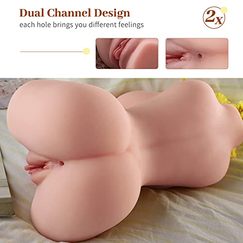 Male Masturbator Sex Doll For Men - Female Sex Dolls With Realistic Big Boobs Pussy Ass, Lifelike Dolls Torso Pocket Pussy Adult Sex Toys For Men's Sex, 6.0 Lb Male Masturbators Male Sex Toy For Men #TOP4