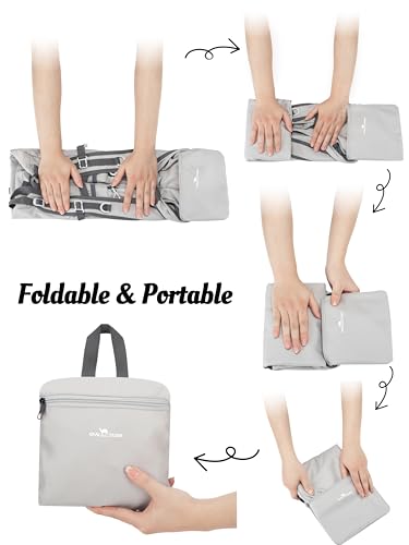 Mochila Plegable Ligera 20.1"x11.8"x7.9" con Múltiples Compartimentos miniatura 4