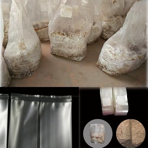 Mushroom Bags,Mushroom Grow Bag/Farm-Mushroom Spawn Bags/Sealable Spawn/Myco Bags,Large Size 8" X 5" X 19",0.5 Micron Filter, 3 Mil Polypropylene,for Substrate Autoclavable Mushroom Cultivation by SUCOHANS - Image 5