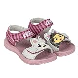 Sandalias Infantiles de Gabby's Dollhouse - Talla 26 - Elaboradas 100% con Goma EVA - Sandalias de Playa - Estampado de Gabby y Panty Patitas - Producto Original Diseñado en España