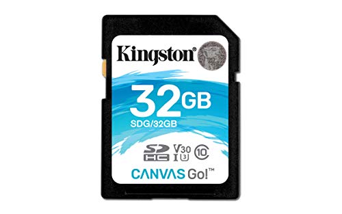 Kingston Canvas Go! 32GB SDHC Class 10 SD Memory Card UHS-I 90MB/S R Flash Memory Card (SDG/32GBET)