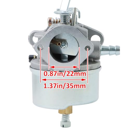 WOTIAN 632230 Carburetor Compatible with Tecumseh 632272 632631 H50 H60 HH60 HH70 631067A Snowblowers Carb Kit 3-8HP Engine - Thumbnail 3
