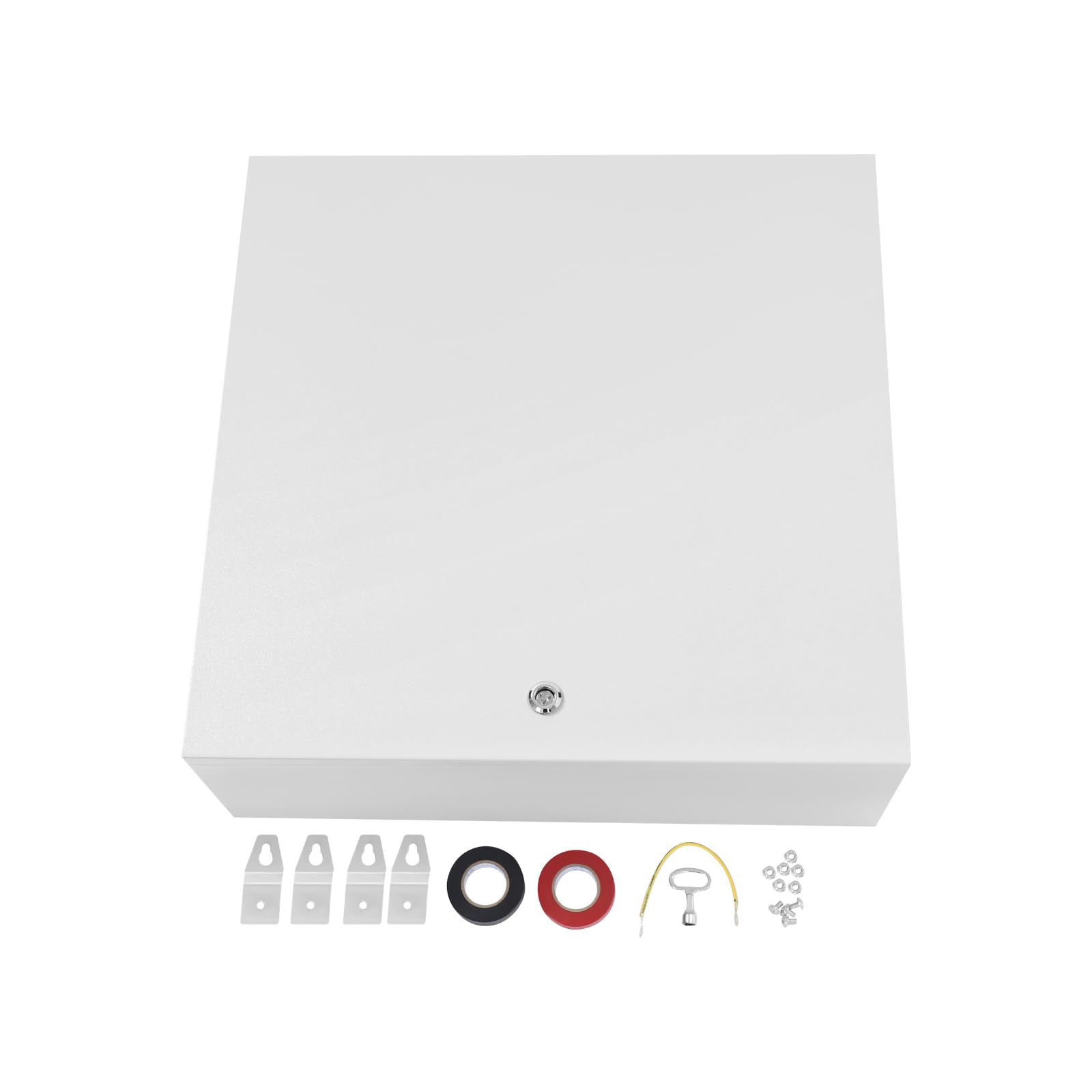 MIIWWOWO Electrical Enclosure Box, 60x60x20cm Outdoor Junction Box with Lock & Keys, IP65 Weatherproof Wall Mount Electrical Box for Cables Circuit Protection (60x60x20cm)