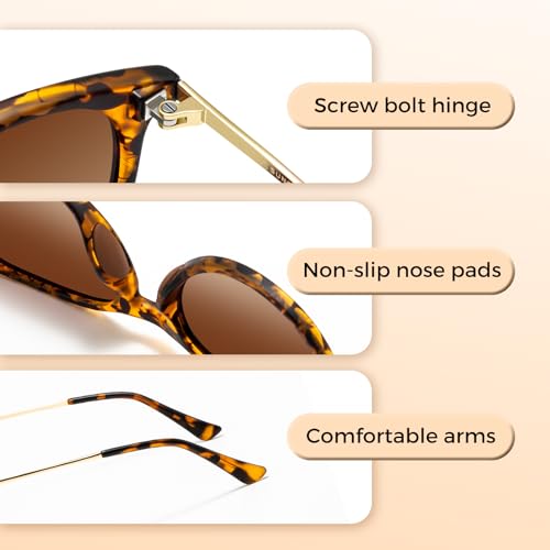 SUNGAIT Kids Polarized Sunglasses Vintage Round Children Shades for Girls & Boys 5-12 UV400 Protection4
