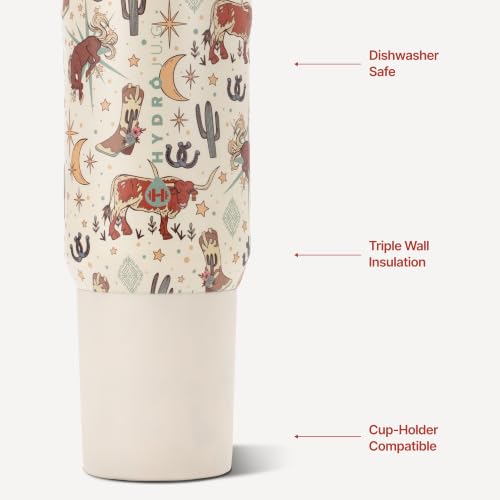 Image of HydroJug Sport 20 oz Insulated Stainless Steel Water Bottle, Rodeo