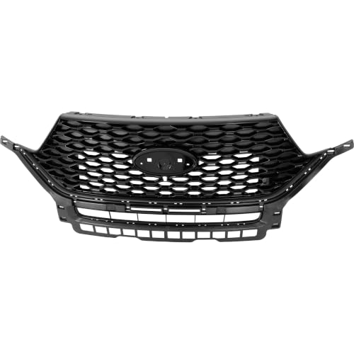 Image of Garage-Pro Grille Assembly For Ford Explorer 2021-2024 Textured Black