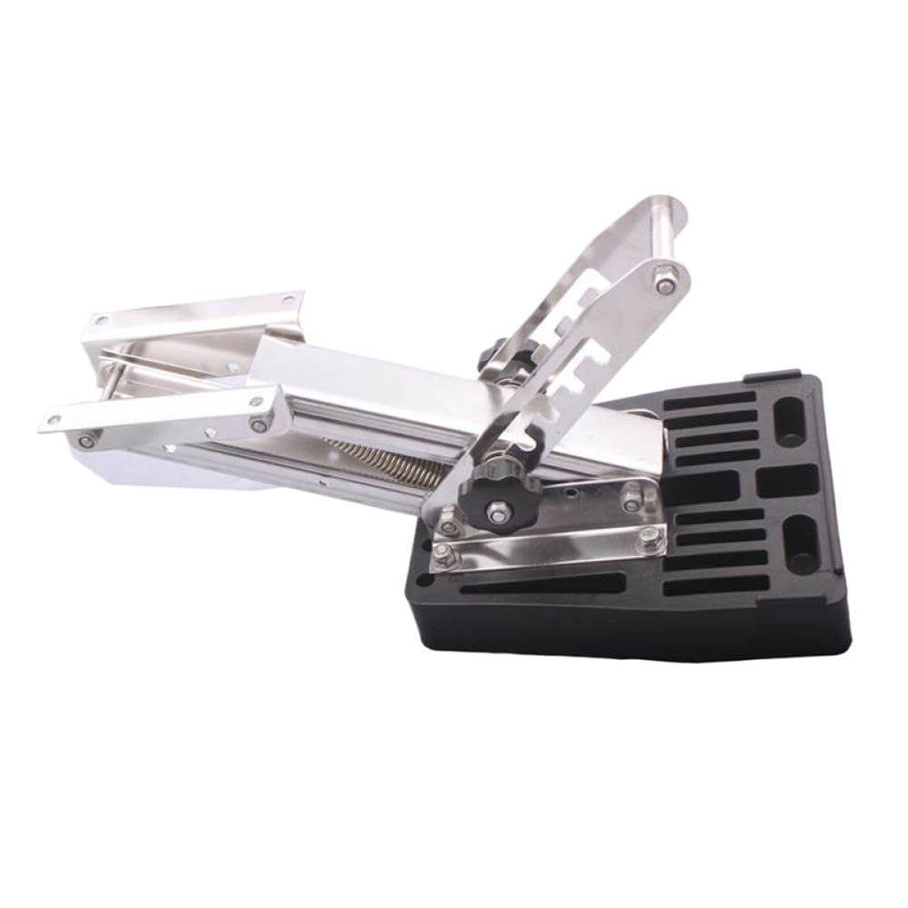Prtpxgqqs Onecolor Stainless Steel 2 Strokes Outboard Motor Bracket Compatible With Marine Boat