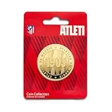 MOCIWORLD - Atlético de Madrid - Moneda edición Especial con Escudo y año de su Fundación 1903" - Coleccionable - Dorada - Producto Oficial