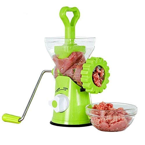 Gewürzgläser,Multifunktionale Home Manual Fleischwolf zum Zerkleinern von Fleisch/Gemüse/Gewürzen Handgekurbelte Fleischwolf Wurst MUL