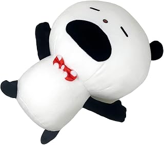 キャラクター 描きおろしデザイン にしむらゆうじ めちゃでかぬいぐるみ うさぎの家の上でひるねするぱんだ ぱんだ 作品 公式 グッズ 約31cm パンダ