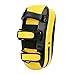 Alomejor Taekwondo Hand Target Arc Training Pad for Precise Punching, Adult Teenager Practicing Equipment, Yellow Size (Yellow)