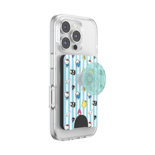 Image of PopSockets Phone Wallet for MagSafe, Phone Card Holder with Grip, Hello Kitty - Hello Kitty and Friends
