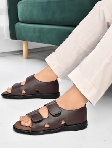 Image of HEALTH FIT Men's Diabetic & Orthopedic with Extra Soft Comfortable Sandal