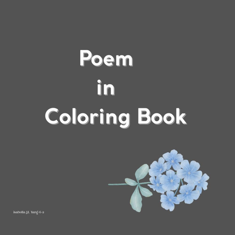 Poem In Coloring Book