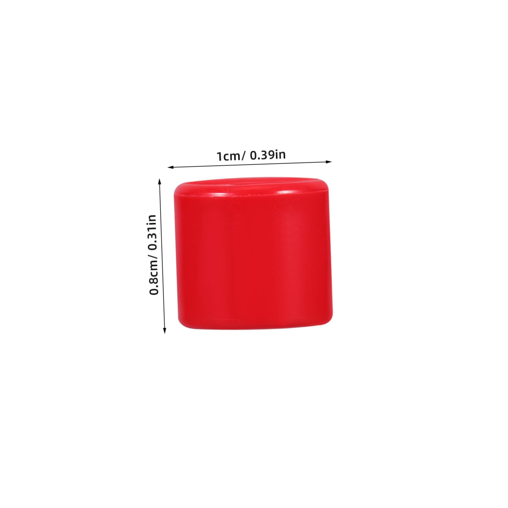 VINTORKY Bird Leg Rings 8mm for Pigeons 50pcs Solid Closed Blank No Number Bird Identification Bands