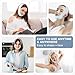 Face Lifting Belt for Sleeping, Ice Silk Chin Strap for Double Chin Reduction & Non-Surgical Face Lift, V-Shaped Firming Band for Overnight Tightening & Jawline Contouring (Light Blue)