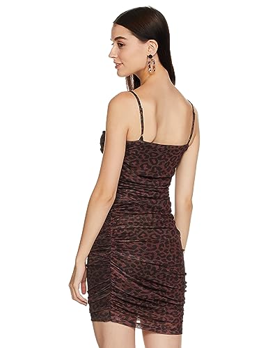 Image of KETCH Women's Fit and Flare Full Length Regular Fit Printed Full Sleeve Dress