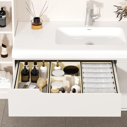 DIMJ Drawer Organizer Clothes - 20 Pack Closet Drawer Organizer Bins for Baby Clothes Storage, Fabric Dresser Organizer for Nursery Bedroom, Foldable Small Drawer Dividers for Underwear Socks - Image 5