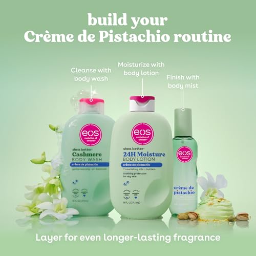 Image of eos Essentials Bundle - Body Wash, Body Mist, Body Lotion - Creme de Pistachio