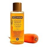 Huile de Carotte 100% Pure – Huile de Beauté Dollania – Visage, Corps & Cheveux – Activateur de Bronzage Naturel – Yuka 100/100 – Made in France – 100 ml – Vegan & Naturelle (100 ml)