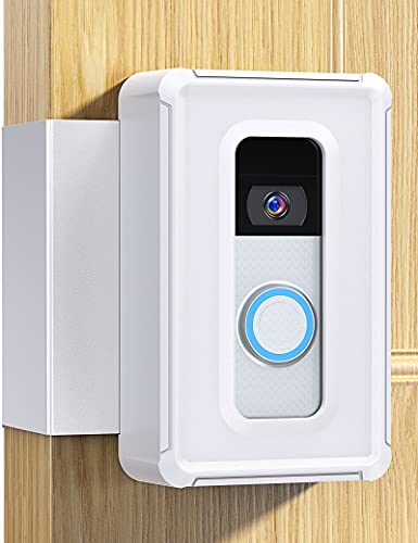 DG-Direct Anti-Theft Doorbell Mount,Video Doorbell Door Mount for Home Apartment Office Room Renters, Fit for Most Kind Brand of Video Doorbells (White)