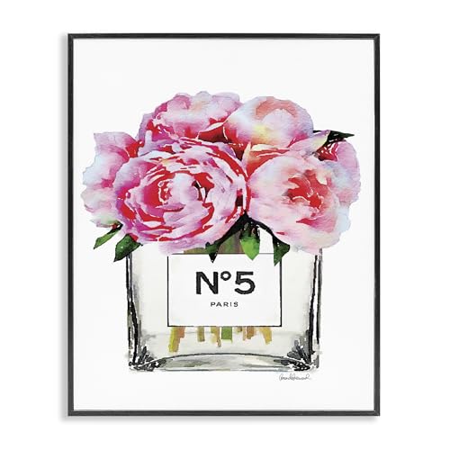 Image of Glam Paris Vase with Peony, 24 x 30 Inch Framed Giclee Print | Stupell Industries . By Amanda Greenwood . Ready to hang once unboxed . Elegant gift for any room . Made in USA