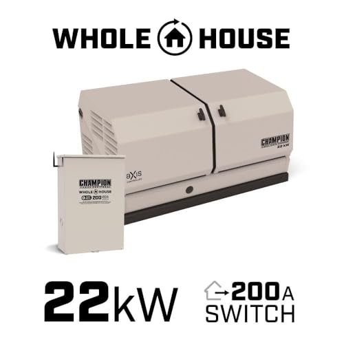 Champion Power Equipment 201222 22 kW aXis Home Standby Generator with 200A Whole House Switch - Image 3