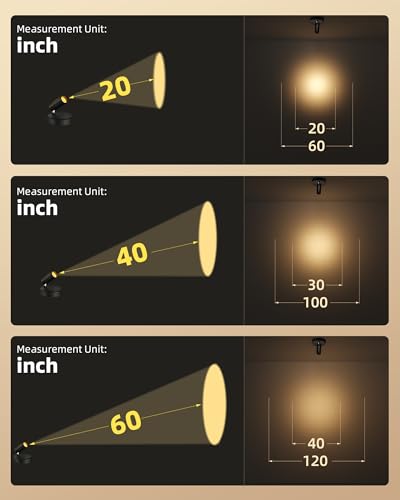 image for EZVALO Spotlights Indoor with Remote, 5500mAh Rechargeable Picture Lig