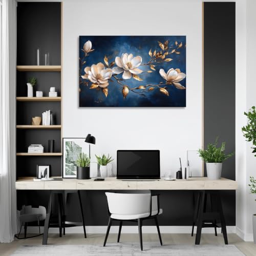 Cuadro de magnolia moderno para transformar tu dormitorio en un oasis de paz 3