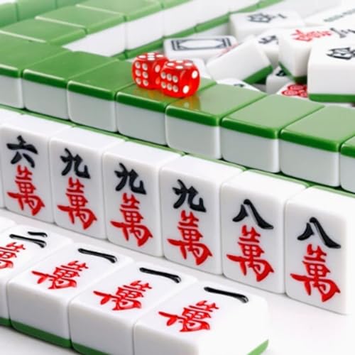 Set Chino de Mahjong 144 piezas para viaje miniatura 5