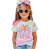 GLIGLITTR Magic Shirt for Toddler Baby Girls Magical Kingdom Tshirt Cute Castle Outfit Holiday Family Vacation Summer Tee Top(Tie-dye-c,4-5T)