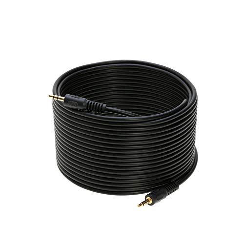 Cable de audio estéreo de 3,5 mm macho con blindaje superior de largo alcance 3