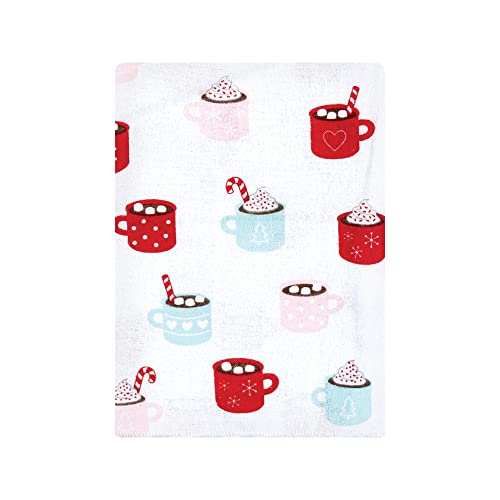 Image of Hudson Baby Unisex Baby Cotton Flannel Burp Cloths Bundle, Hot Cocoa, One Size