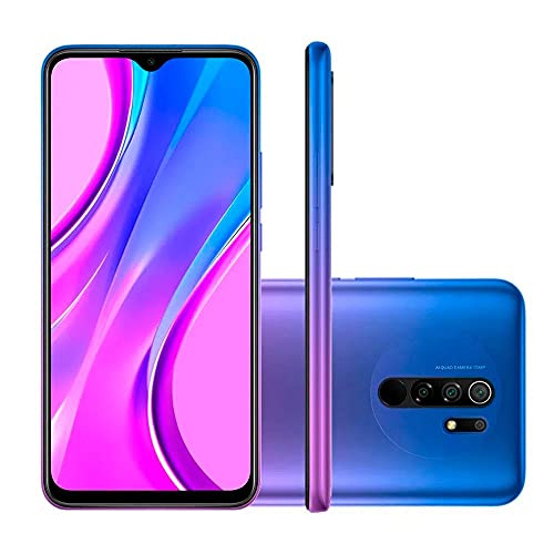 Smartphone Xiaomi Redmi 9 64GB 4GB Ram 4 Câmeras Roxo
