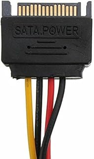 SATA Power Male to Molex Female Adapter Converter Cable 6 Inch 4-Pin 15-Pin USA