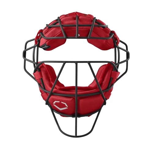 EvoShield Pro-SRZ™ Catcher's Titanium Facemask - Scarlet, OSFA