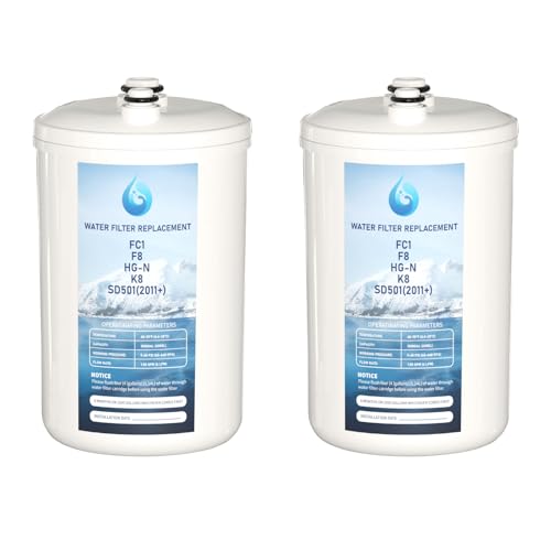 FC1 F8 HG-N Water Filter Replacement Compatible with Enagic Leveluk F8 and HG-N Filters for K8 and SD501 (2011+) JRIV Machine Machines 2 Pack