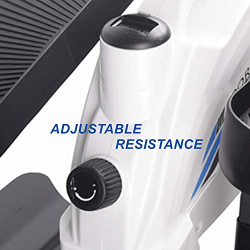 PROHIKER Under Desk Elliptical Bike,Trainer Machine,Mini Elliptical Machine with Non-Slip Pedal, Display Monitor and Adjustable Resistance,Mini Desk Cycle Resistance Exercise Quiet