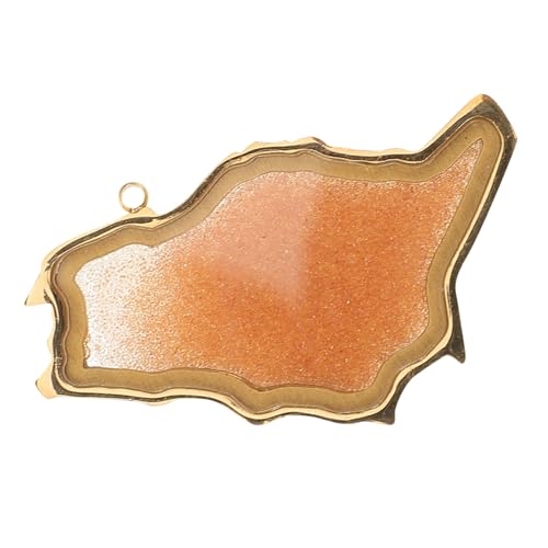 Operitacx Collier Pendentif Carte de Arabie Saoudite Vintage Bijou National pour Homme Breloque Acier Inoxydable