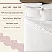 Mayfair Linen Cal King/King Duvet Cover, 800 Thread Count Sateen 1 Pc Egyptian Cotton Duvet Cover, 100% Pure Cotton Comforter Cover, Zipper Closure, 7 Corner Ties - (White)